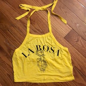 Spaghetti strap crop top